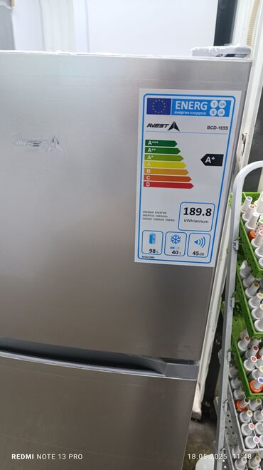 Холодильники: Холодильник Avest, Новый, Двухкамерный, De frost (капельный), 50 * 125 * 55 — 7