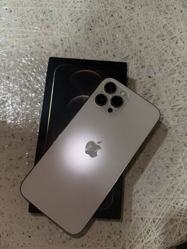 işlənmiş iphone 12 pro max: IPhone 12 Pro Max, 128 ГБ, Золотой, С документами