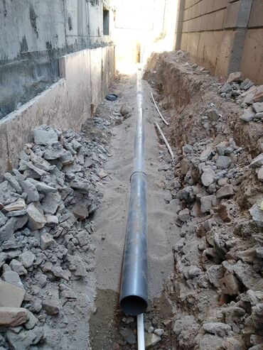 Канализационные работы: Копаем септик и колодцы, траншеи канализации и под водопроводный — 6