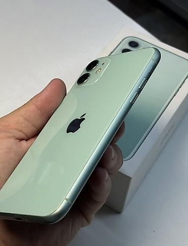 фейс: IPhone 11, Б/у, 64 ГБ, Зеленый, Коробка, 100 % — 5