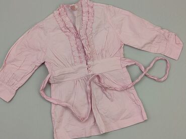 neonowa różowa bluzka: Blouse, 9 years, 128-134 cm, condition - Good