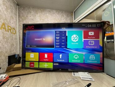 Televizorlar: Yeni Televizor JVC Led 55" 4K (3840x2160), Ünvandan götürmə, Ödənişli çatdırılma, Rayonlara çatdırılma