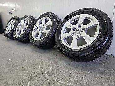 dim staklo: ALUMINIJUMSKE FELNE A4 B8 SA TOP GUMAMA 16 5 X 112 | ORIGINAL AUDI — 3