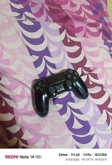 Видеоигры и приставки: Işləmir PlayStation 4 DualShock 4 simsiz oyun pulti - Rəng: qara - — 2