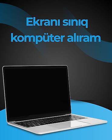 kompüter alıram: Ekranı sınıq kompüter alıram Klaviatura alıram whatsapp üzrə əlaqə — 1