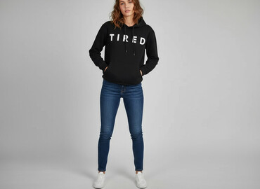 bluzy ze śmiesznym napisem: Yourturn, Women`s hoodie, size M (EU 38)