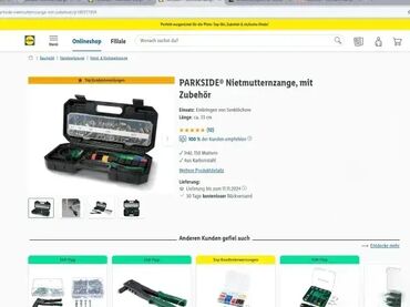 Klešta: *** AKCIJA *** #1836 Klješta za zakivanje matica; **Potpuno NOVO — 6
