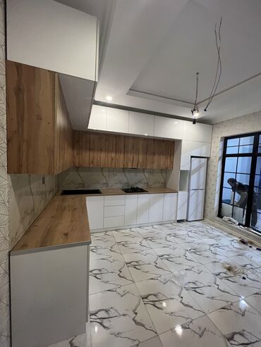 Sifarişlə mətbəx mebeli: Sifarişlə mətbəx dəsti, Özü çəkən petlələr, MDF, Kredit var, Pulsuz çatdırılma — 8