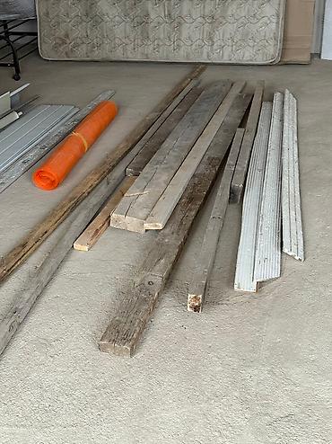 Другие строительные материалы: Продается остатки строй материалы рейки,шланги,рабица 15м,сеткадверь — 7