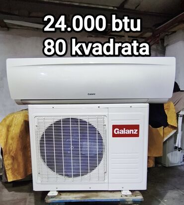 Kompüter, noutbuk və planşetlər: Kondisioner Galanz, İşlənmiş, 70-80 kv. m, Split sistem, Kredit yoxdur, Ödənişli quraşdırma