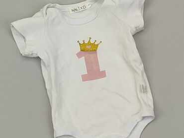 koszulowe body niemowlęce: Body, 0-3 m, 
stan - Bardzo dobry