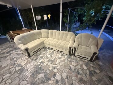 Künc divan, Kreslo, Bazasız, Açılmayan