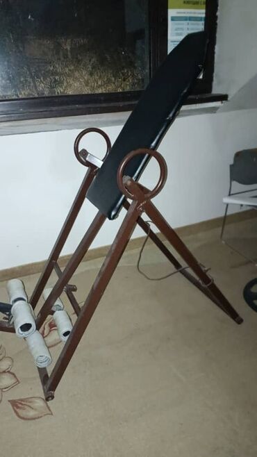 тренажёр для дома: Инверсионный стол (самодельный, прочный) Отличный тренажёр для