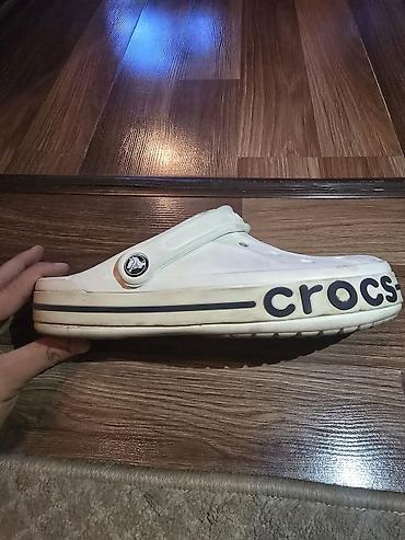crocs 36: Мужские кроссовки, 40.5, Crocs, Б/у, цвет - Белый, Самовывоз — 2