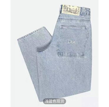 джинсы с майкой: Dime baggy Jeans 
Размеры-M-S-XS-L