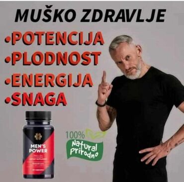 topiviska vitamini: Men's Power je dodatak ishrani namenjen muškarcima za poboljšanje