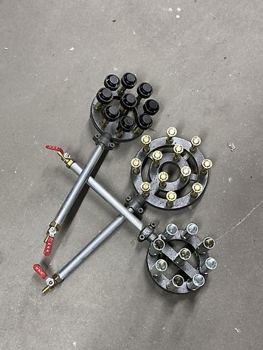 Жылытуу: Газовые горелки многофорсуночные (комплект) Описание: - Круглые — 4