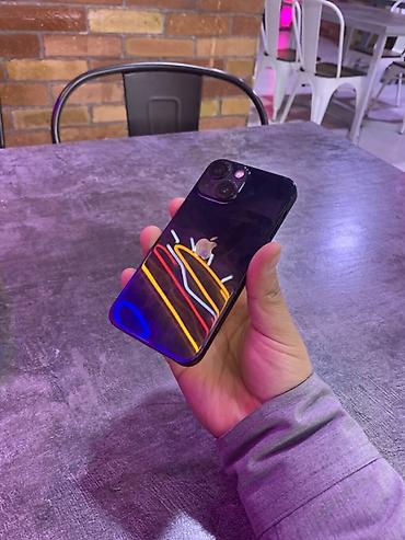 13 plus: IPhone 13 mini, Б/у, 256 ГБ, Черный, Чехол, 75 % — 2