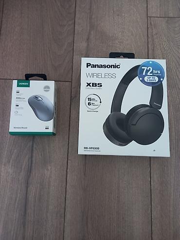 Qulaqcıqlar: Panasonic RB‑HF630B simsiz qulaqlıq + UGREEN simsiz siçan Panasonic — 1