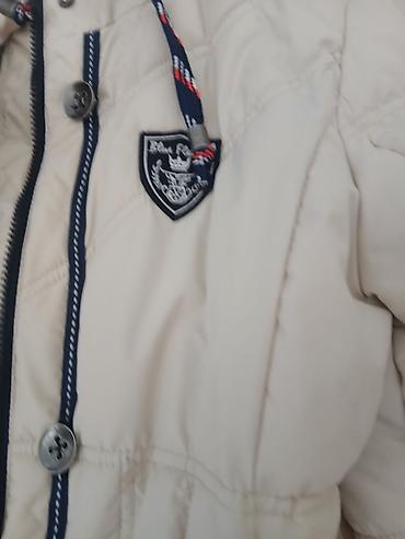 Jackets, Coats, Vests: Duga ženska zimska jakna – Blue Game - Boja: krem/šampanj - Kroj — 2