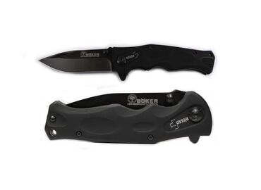 kupaci love: Preklopni Nož Boker B048, crni. Nož Boker sa preklopnim sečivom i