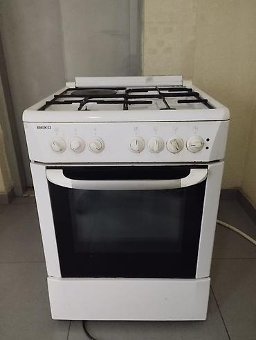 baking oven: Газовая плита Beko с духовкой - Тип: комбинированная варочная — 1