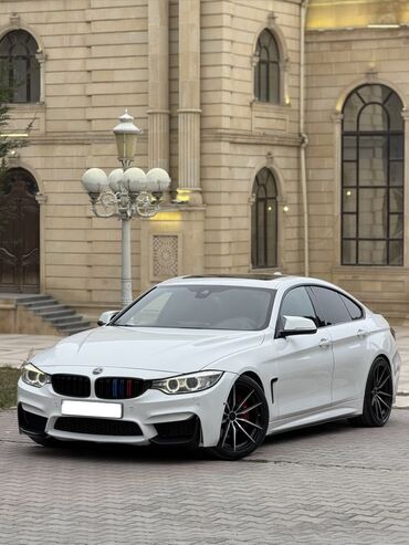 BMW: BMW 4 Series Gran Coupe – ağ rəng, M-Performance üslub paketli idmançı — 1