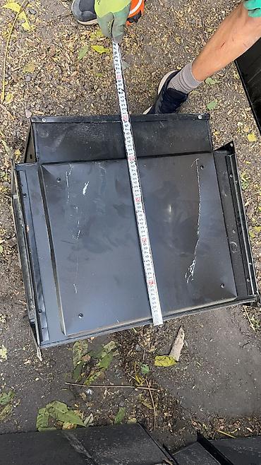 Другие детали вентиляции, охлаждения и отопления: Воздуховоды прямоугольные металлические (черные) - Материал: сталь — 3