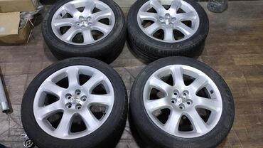 купить диски r17: Дөңгөлөктөр монтажда 215 / 50 / R 17, Жай, Колдонулган, Комплект, Жеңил унаалар, Куйма, тешиктери - 5