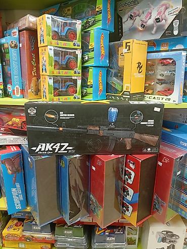 бластер: Игрушечный автомат AK47 Electric Gun (детский бластер) - Тип — 1