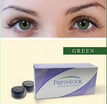 linza goz: FreshLook Colorblends – Green rəngli rəngli kontakt linzalar - — 1