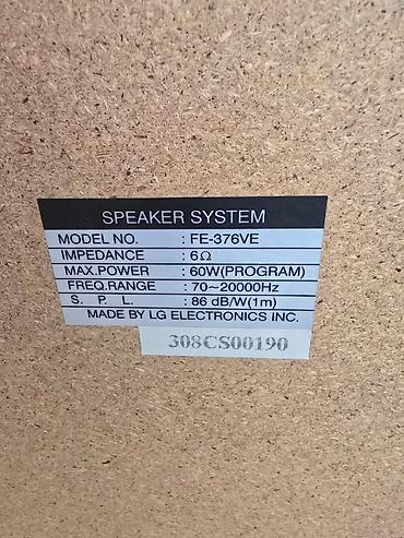 Musiqi mərkəzləri: LG FST-376MV muzik mərkəzi + Sony aktiv sabvufer komplekti Komplekt — 4