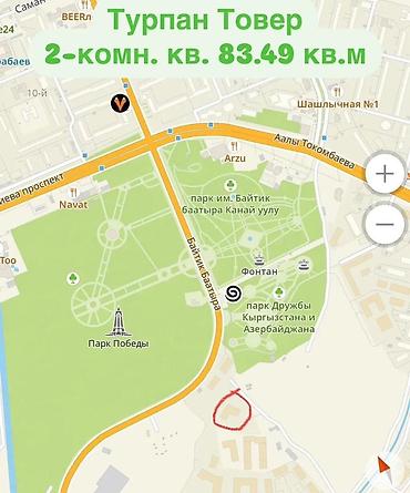 turpan: 1 комната, 60 м², Элитка, 6 этаж, ПСО (под самоотделку) — 4