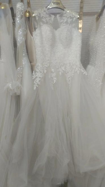 Свадебные платья: Свадебное платье, L, Дизайнерское, Пышное, Турция, Стразы, Б/у — 5