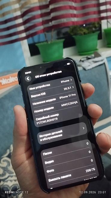 18 pro max: IPhone 11 Pro, Б/у, 256 ГБ, Чехол, Коробка, 73 % — 2