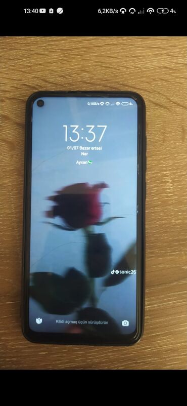 telfon aliram: Xiaomi Redmi Note 9, 64 ГБ, цвет - Зеленый, 
 Отпечаток пальца, Face ID