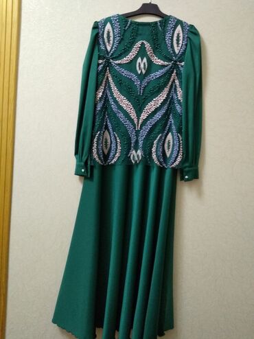 ziyafət paltarları: Вечернее платье, Миди, L (EU 40)