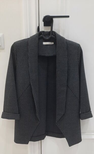 продажа пиджака: Пиджак, Классическая модель, Без пуговиц, В клетку, S (EU 36)