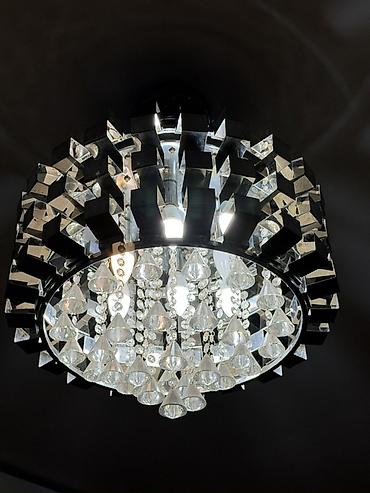 İşıqlandırma: Çılçıraq, 10 və daha çox lampa, Metal — 2