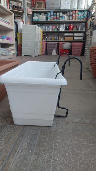 Bitkilər üçün dibçəklər: Dipçekler gül qabilar 30 sm 50 sm 70 sm 75 sm 85 sm 90 sm olculer var — 25