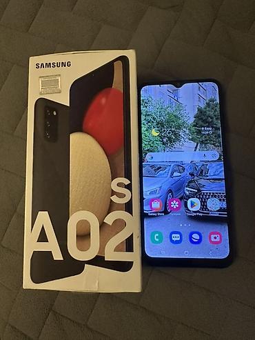 samsung galaxy a02: Samsung Galaxy A02 S, 32 GB, rəng - Qara — 3