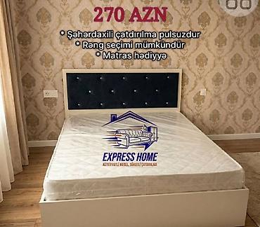 çarpayıların satışı: Məhsul: İki nəfərlik çarpayı (matras daxildir) Xüsusiyyətlər: - — 9