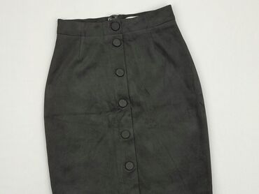 skórzane spódnice midi: Skirt, H&M, 2XS (EU 32), condition - Very good