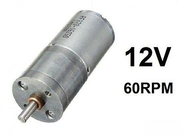 sundjeri cena: DC reduktor motor 12V, 60 RPM - Napon napajanja: 12 V DC - Brzina — 1