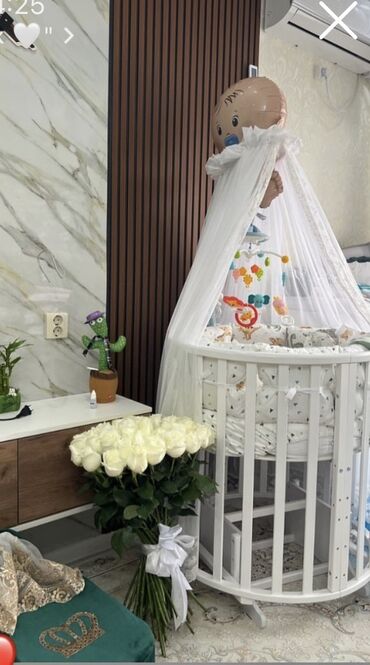 кровать для новорождённых: Манеж керебет, Жаңы, Бүктөө, Жыгач