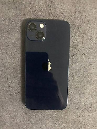 Apple iPhone: IPhone 13, Б/у, 128 ГБ, Синий, Зарядное устройство, Защитное стекло, 92 % — 2