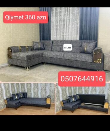 Divanlar: Künc divan, Yeni, Açılan, Bazalı, Parça, Şəhərdaxili pulsuz çatdırılma — 5