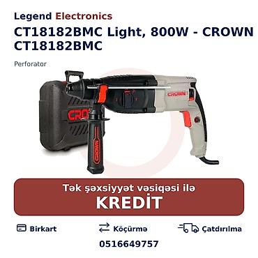 disk yonan aparat: Elan başlığı: Perforator CT18182BMC Light, 800W - CROWN CT18182BMC — 1