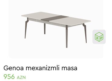 Masalar: Qonaq masası, Yeni, Açılan, DSP, Dördbucaq masa