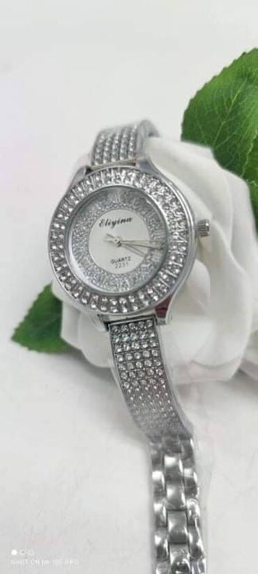 Ručni satovi: 1400din Prelep interesantan i praktican zenski sat sa kopcanjem na — 9